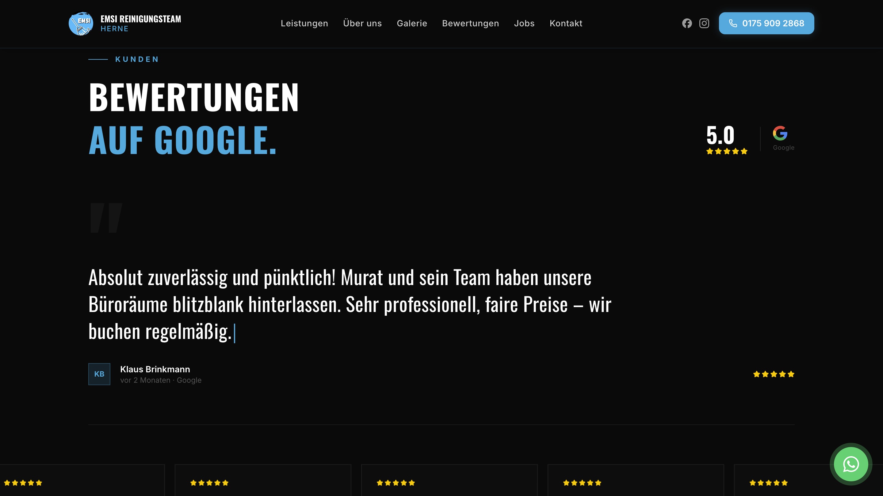 EMSI – Google Bewertungen 5.0 Sterne
