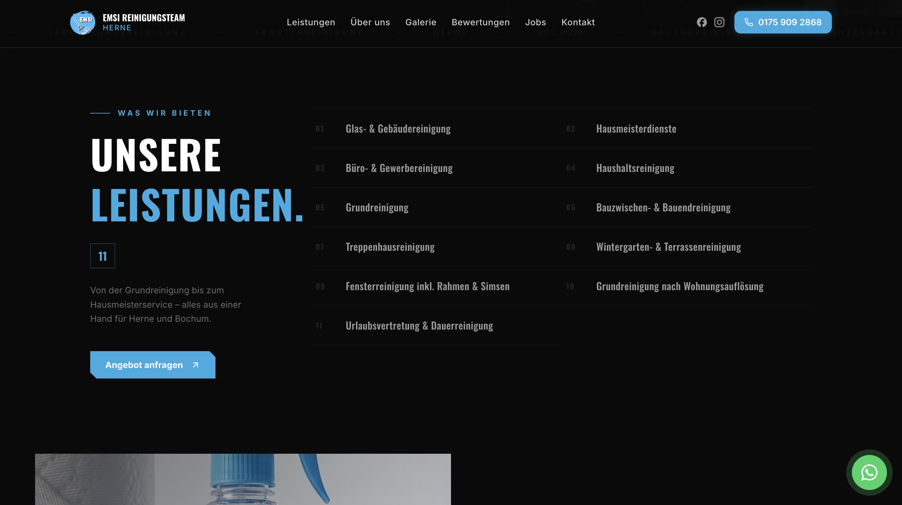 EMSI – Leistungsübersicht